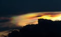 Cloud iridescence, or irisation, is a colorful light phenomenon that occurs in clouds