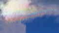 Cloud iridescence Royalty Free Stock Photo