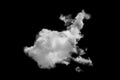 Cloud isolated on black background,Textured Smoke,Abstract black Royalty Free Stock Photo