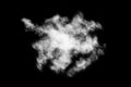 Cloud isolated on black background,Textured Smoke,Brush clouds,Abstract black