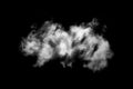 Cloud isolated on black background,Textured Smoke,Brush clouds,Abstract black