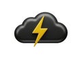 Cloud with lightning strike Royalty Free Stock Photo