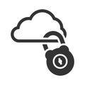 Cloud lock icon