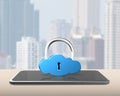 Cloud lock with smart tablet