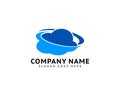 Cloud Logo Icon Template Vector Design Royalty Free Stock Photo