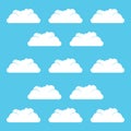 Cloud logo vector icon Royalty Free Stock Photo