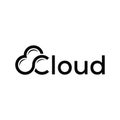 Cloud logo word mark symbol storage database server logo design. Royalty Free Stock Photo