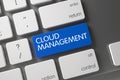 Cloud Management Key. 3D.