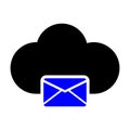 Cloud Massage Icon Royalty Free Stock Photo