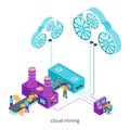 Cloud mining concept