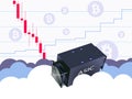 Crypto currency cloud mining with asic