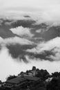 Cloud and mist around the Hehuan Mountain