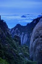 The cloud and mist of Sanqingshan mountain Royalty Free Stock Photo