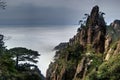 The cloud and mist of Sanqingshan mountain Royalty Free Stock Photo