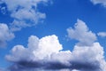 Cloud modification before raining Royalty Free Stock Photo