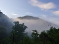 Cloud on the mountian