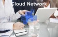 Cloud Network Digital Information Storage Concept Royalty Free Stock Photo