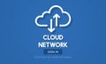 Cloud Network Storage Data Information Technology Concept Royalty Free Stock Photo