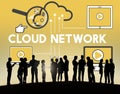 Cloud Network Storage Technology Connection Concept Royalty Free Stock Photo