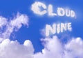 Cloud nine Royalty Free Stock Photo