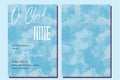 On Cloud Nine 9 Sky Blue Bridal Shower Invitation