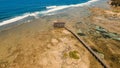 Cloud Nine surf point aerial view. Siargao, Philippines. Cloud 9. Royalty Free Stock Photo