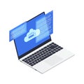Cloud Office Icon Royalty Free Stock Photo