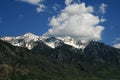 Cloud over Mount Nebo Royalty Free Stock Photo