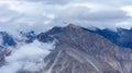 Cloud over Mountains near North Pullu, Khardung La Pass Highest road of The