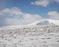 Cloud shadow on mountain Royalty Free Stock Photo