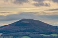 Cloud Passing Over the Peak of the Great Sugar Loaf, Wicklow Royalty Free Stock Photo