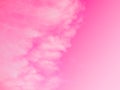 Cloud pink sky pastel abstract gradient blurred. Royalty Free Stock Photo