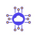 cloud platform icon for web