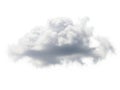 Cloud puff isolated on white background Royalty Free Stock Photo
