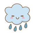 Cloud raining icon
