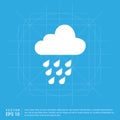 Cloud Raining Icon