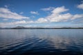 Cloud reflections, Conemara mountains and Lough Corrib