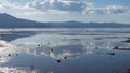 Cloud reflections on Lake Tahoe