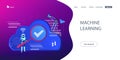 Cloud roboticsconcept landing page.