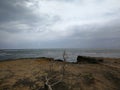 Clouds whether sea gulf in oman good view of the ocean