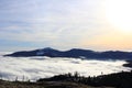 Cloud sea over the plain of Alsace Royalty Free Stock Photo