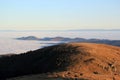 Cloud sea over the valley of Munster Royalty Free Stock Photo