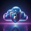 Cloud Security Data Protection Concept Royalty Free Stock Photo