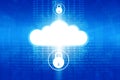 Cloud security technology concept Royalty Free Stock Photo