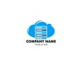 Cloud Server Computer Logo Design Template Royalty Free Stock Photo