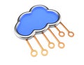 Cloud server concept Royalty Free Stock Photo