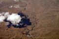 Cloud shadow on the desert Royalty Free Stock Photo