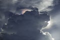 Cloud shape look like dog head Royalty Free Stock Photo