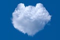 Cloud shaped heart