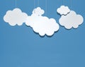 Cloud simple concept ideas minimalist Royalty Free Stock Photo